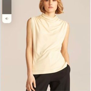 Rebecca a Taylor BUTTERCREAM SHELL TANK